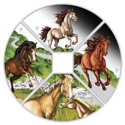 Australia 2026 - Year of the Horse Quadrant Ag999.9 4x1 oz set