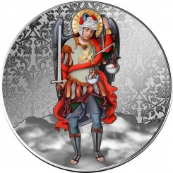 Ukraine 2025-Archangel Michael Ag999 1oz (in souvenir packaging)