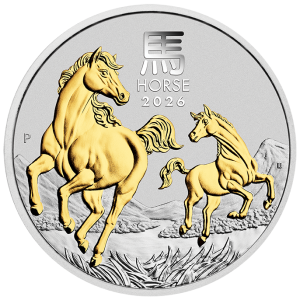 Australia 2026 - Lunar series III - Year of the Horse Ag999.9 1oz Gilded