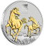 Australia 2026 - Lunar series III - Year of the Horse Ag999.9 1oz Gilded