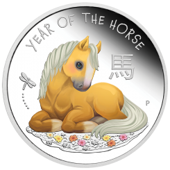 Australia 2026 - Year of the Horse - Baby Horse Ag999.9 1/2 oz Proof