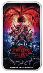 Australia 2026 - Stranger Things Season 2 Ag999.9 1 oz Rectangular