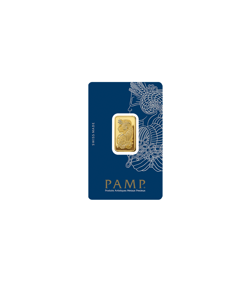 Gold bar Au999.9 PAMP - 10 g