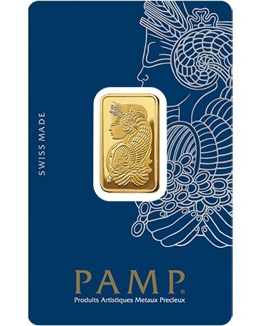 Gold bar Au999.9 PAMP - 10 g
