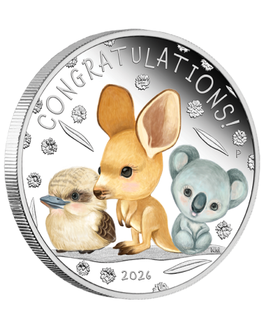 Australia 2026 - Newborn Baby Ag999.9 1/2 oz
