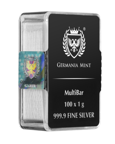 Germania Mint Silver MultiBar 100 x 1 g