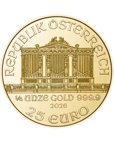 Austria 2026 - Wiener Philharmoniker Au999.9 1/4oz BU