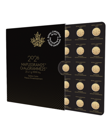 Canada 2026 - Maplegram 25x1g Au999.9