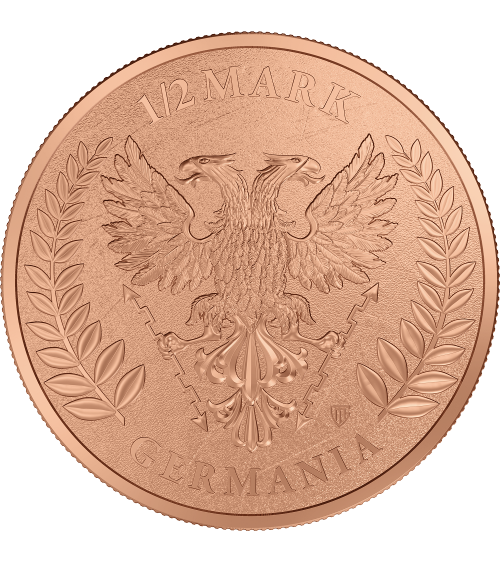 2026 Germania 1/2 oz Copper Bullion - box 1000pcs.