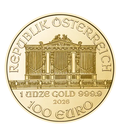 Austria 2026 - Wiener Philharmoniker Au999.9 1oz BU
