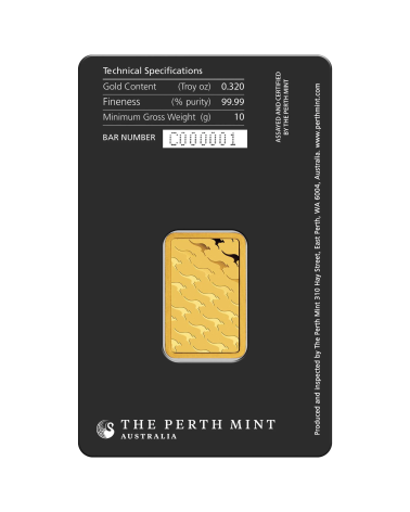 Gold bar Au999.9 The Perth Mint - Kangaroo 10g