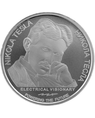 Serbia 2026 - Nikola Tesla Energy Medicine Ag999 1 oz BU