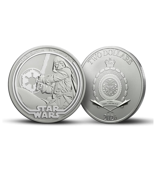Niue 2026 - Star Wars Darth Vader Ag999 1oz BU