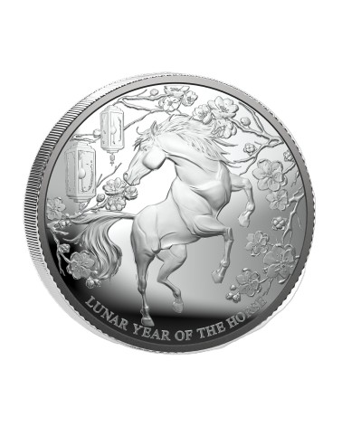 Pitcairn Islands 2026 - Year of the Horse Ag999 1/2oz BU