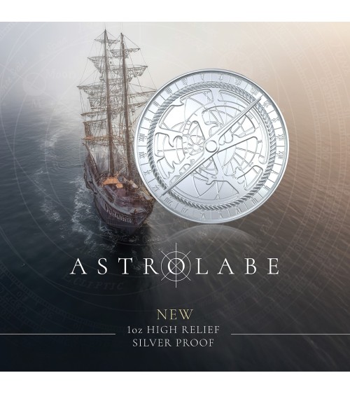 Ascension Island 2026 - Astrolabe Ag999 1oz Proof High Relief