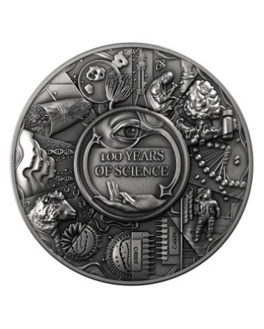 Niue 2026-100 Years of Science Ag999 2 oz HR