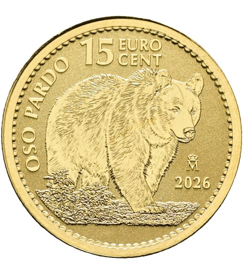 Spain 2026 - Brown Bear Au999.9 1/10oz BU