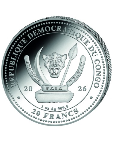 Congo 2026 - Shark World´s Wildlife Ag999.9 1oz BU