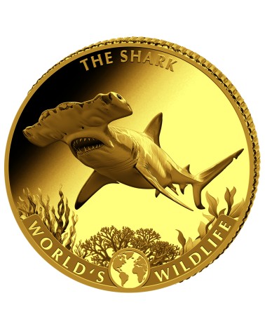 Congo 2026 - Shark World´s Wildlife Au999.9 0,5g Proof