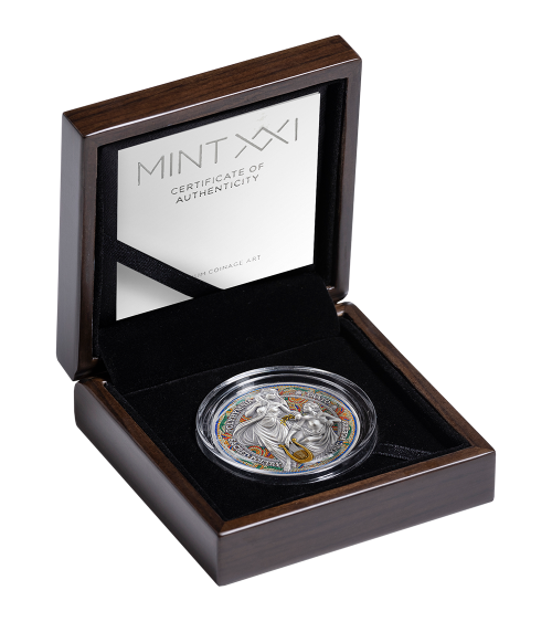 Cameroon 2026 - Erato and Polyhymnia The Nine Muses Ag999 2oz proof