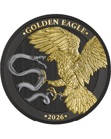 2026 Malta Golden Eagle 5 Euro 1 oz Silver BU - Limited Edition