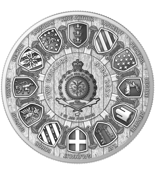 Niue 2026 - Sir Perceval Camelot Special Edition Ag999.9 1oz BU proof