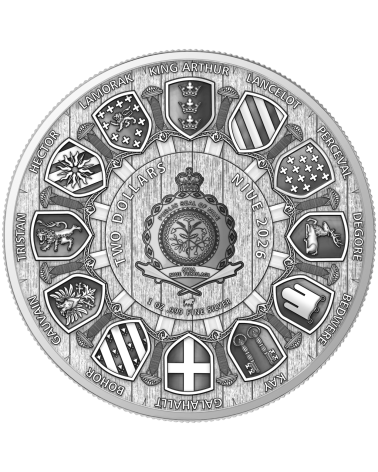 Niue 2026 - Sir Perceval Camelot Special Edition Ag999.9 1oz BU proof