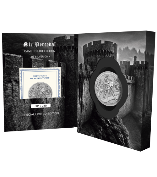 Niue 2026 - Sir Perceval Camelot Special Edition Ag999.9 1oz BU proof