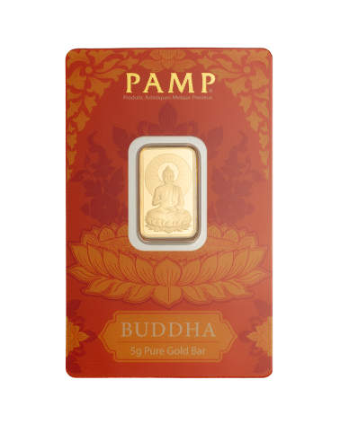 Gold bar - PAMP - Buddha Au999.9 5g