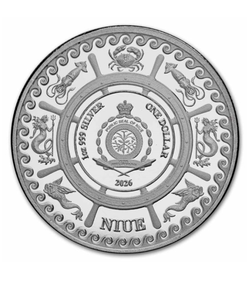 Niue 2026 - The Kraken Ag999 1oz BU