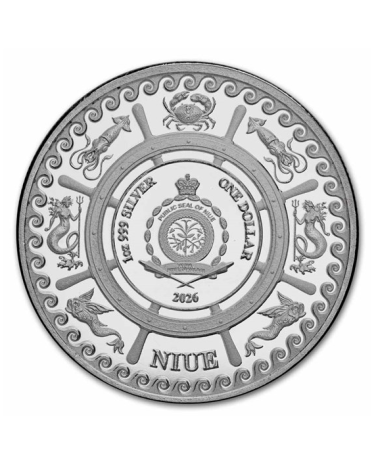 Niue 2026 - The Kraken Ag999 1oz BU