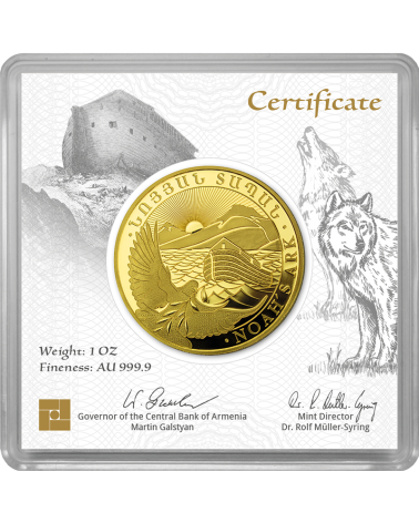 Armenia 2026 - Noah's Ark Au999.9 1 oz BU