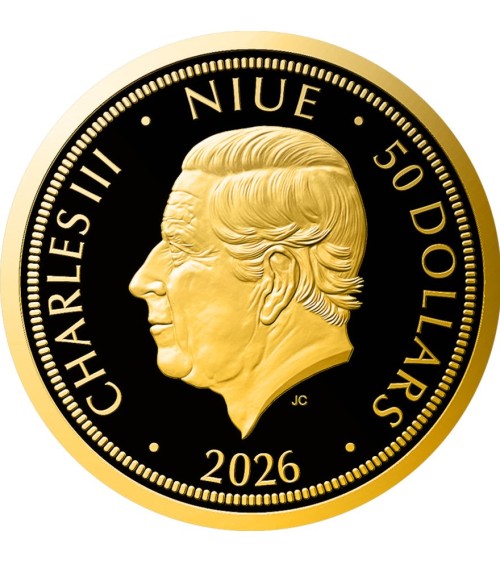 Niue 2026 - Czech Lion Au999.9 1oz BU Proof