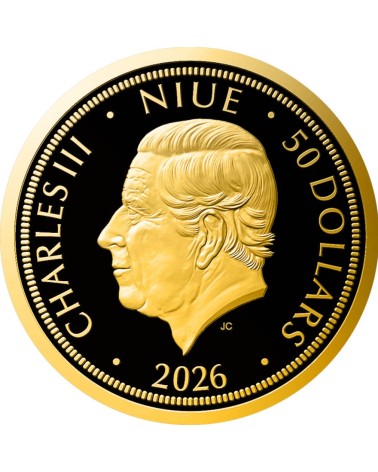 Niue 2026 - Czech Lion Au999.9 1oz BU Proof