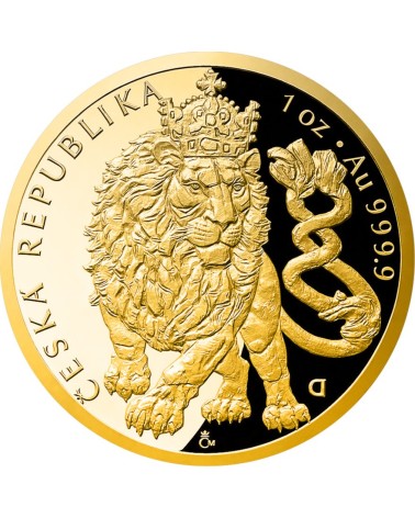 Niue 2026 - Czech Lion Au999.9 1oz BU Proof