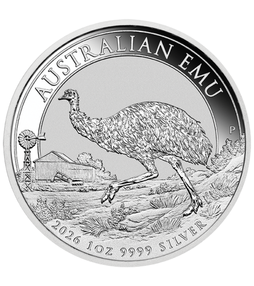 Australia 2026 - Emu Ag999.9 1 oz BU