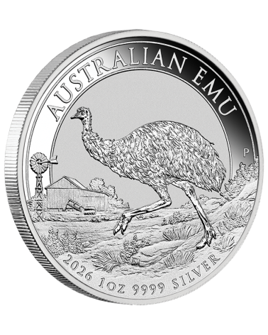 Australia 2026 - Emu Ag999.9 1 oz BU