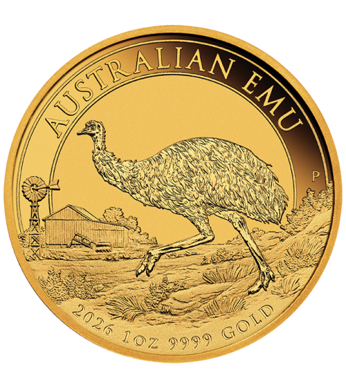 Australia 2026 -  Emu Au999.9 1 oz BU