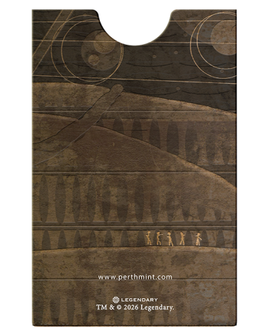 Gold bar Au999.9 - The Perth Mint 2026 Legendary - Dune 1g Colored Minted Bar