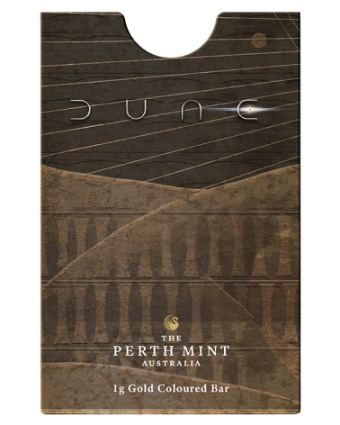 Gold bar Au999.9 - The Perth Mint 2026 Legendary - Dune 1g Colored Minted Bar