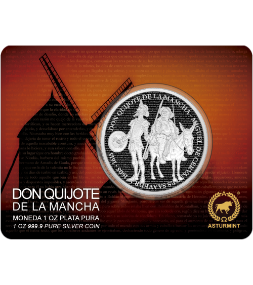 Cameroon 2026 - Don Quijote de la Mancha - Ag999.9 1 oz Proof