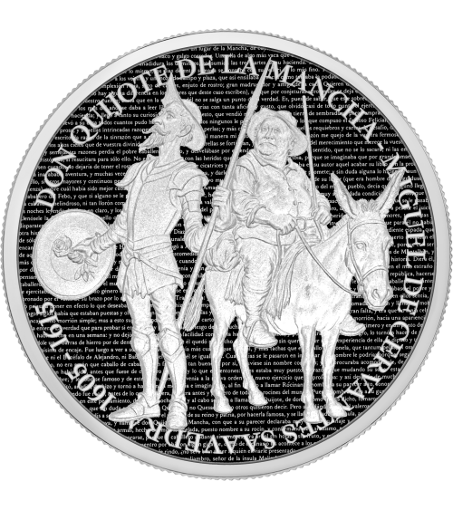 Cameroon 2026 - Don Quijote de la Mancha - Ag999.9 1 oz Proof
