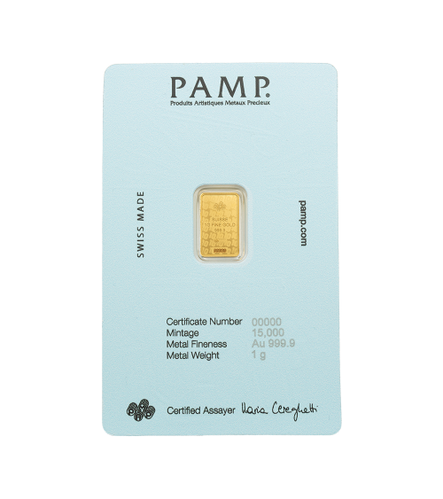 Gold bar Au999.9 - PAMP Maradona 1g