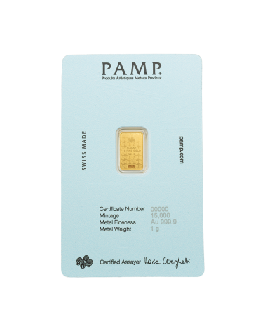 Gold bar Au999.9 - PAMP Maradona 1g