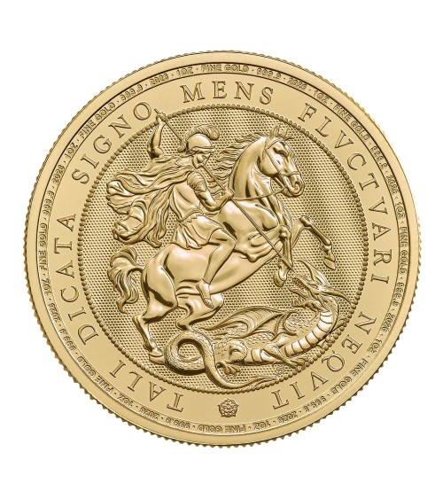 United Kingdom 2026 - St George and the Dragon Au 999.9 1 oz BU