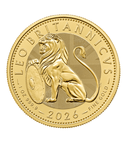 Great Britain 2026 - The British Lion Au999.9 1 oz BU
