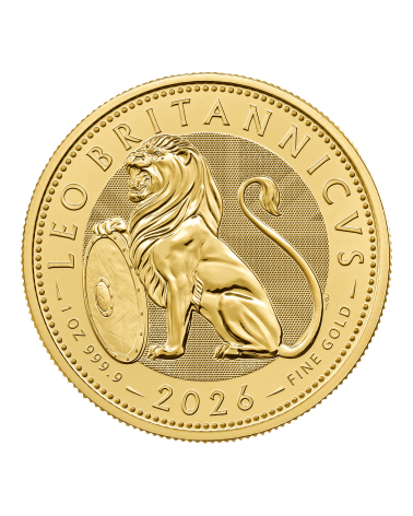 Great Britain 2026 - The British Lion Au999.9 1 oz BU