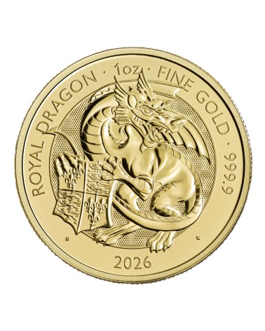 Great Britain 2026 - The Royal Tudor Beasts Royal Dragon Au999.9 1oz BU