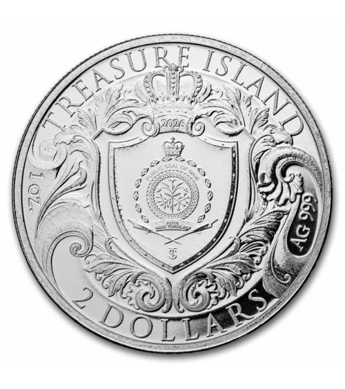 Niue 2026 - Treasure Island Ag999 1 oz BU