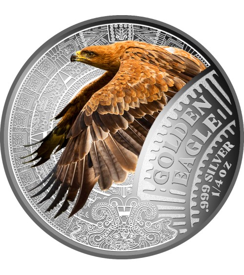 Cameroon 2026 - Mexican Cinco Grandes Golden Eagle Ag999 1/4 oz